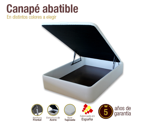 canape abatible naturconfort frontal